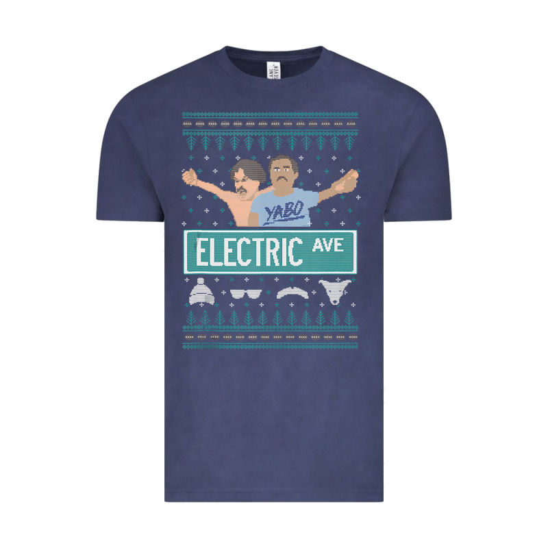 Pardon My Take Electric Avenue Ugly Christmas Sweater Vintage Tee by artisFamous | Teevron