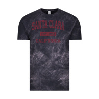 Cloud Black santa clara cali ca vintage athletic sports design Vintage Tee - artisFamous