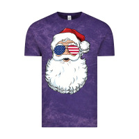 Santa Claus  U.s.a Sunglasses Christmas In July Santa Vintage Tee | Teevron