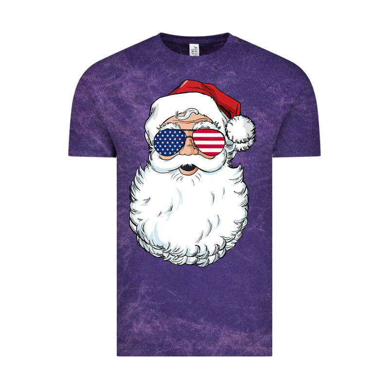 Santa Claus  U.s.a Sunglasses Christmas In July Santa Vintage Tee by artisFamous | Teevron