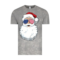 Cloud Rock santa claus  u.s.a sunglasses christmas in july santa Vintage Tee - artisFamous