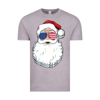Vintage Zinc santa claus  u.s.a sunglasses christmas in july santa Vintage Tee - artisFamous