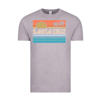 Vintage Zinc santa c.r.u.z cali sunset 70s 80s surfer summer sun Vintage Tee - artisFamous