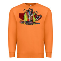 Carrot softball vibes Premium Sweatshirt - SublimationCraftShop