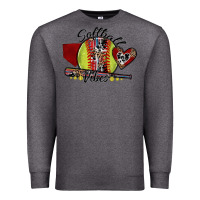 Charcoal Heather softball vibes Premium Sweatshirt - SublimationCraftShop