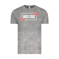 Cloud Rock santa c.r.u.z cali  floral hibiscus flower Vintage Tee - artisFamous