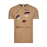 Vintage Coffee ahegao face girl Vintage Tee - artisFamous