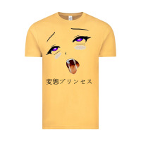 Vintage Mustard ahegao face girl Vintage Tee - artisFamous