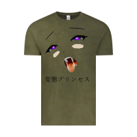 Vintage Olive ahegao face girl Vintage Tee - artisFamous