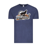 Vintage Denim new england black wolves Vintage Tee - artisFamous