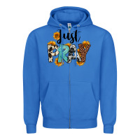 True Royal Just Pray Zipper Hoodie - FaDigitalArtStudio