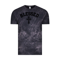 Cloud Black blessed christian christianity Vintage Tee - artisFamous