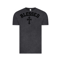 Vintage Black blessed christian christianity Vintage Tee - artisFamous