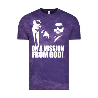 Cloud Purple blues brothers belushi Vintage Tee - artisFamous