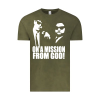 Vintage Olive blues brothers belushi Vintage Tee - artisFamous