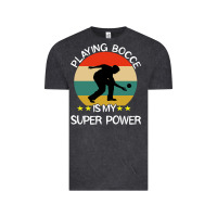 Vintage Black bocce super power boules sports Vintage Tee - artisFamous