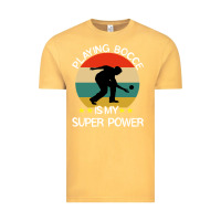 Vintage Mustard bocce super power boules sports Vintage Tee - artisFamous