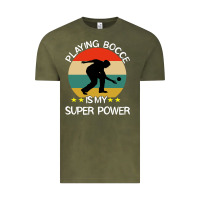 Vintage Olive bocce super power boules sports Vintage Tee - artisFamous