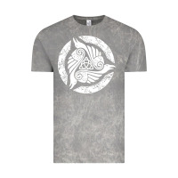 Cloud Rock celtic trinity knot crow spiritual mandala Vintage Tee - artisFamous