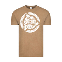 Vintage Coffee celtic trinity knot crow spiritual mandala Vintage Tee - artisFamous