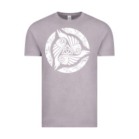 Vintage Zinc celtic trinity knot crow spiritual mandala Vintage Tee - artisFamous