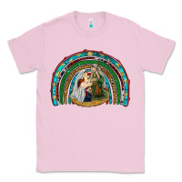Bubblegum Pink holy family rainbow Classic Tee - RanaPortraitStore
