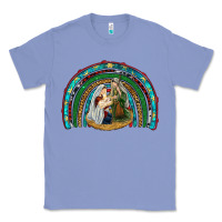 Colony Blue holy family rainbow Classic Tee - RanaPortraitStore
