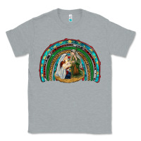 Heather Grey holy family rainbow Classic Tee - RanaPortraitStore