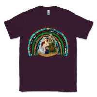 Plum holy family rainbow Classic Tee - RanaPortraitStore