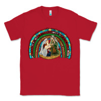Red holy family rainbow Classic Tee - RanaPortraitStore