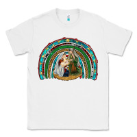 White holy family rainbow Classic Tee - RanaPortraitStore