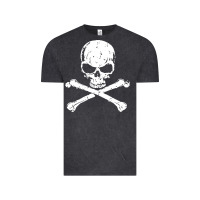 Vintage Black pirates adults pirates skull crossbones beard Vintage Tee - artisFamous