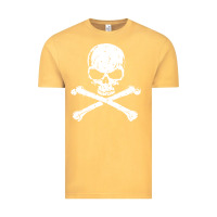 Vintage Mustard pirates adults pirates skull crossbones beard Vintage Tee - artisFamous