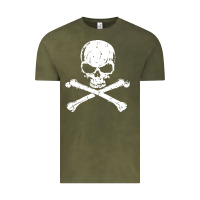 Vintage Olive pirates adults pirates skull crossbones beard Vintage Tee - artisFamous