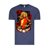 Vintage Denim vintage image robert plant Vintage Tee - artisFamous