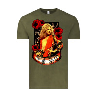 Vintage Olive vintage image robert plant Vintage Tee - artisFamous