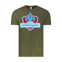 Vintage Olive maine nordiques Vintage Tee - artisFamous