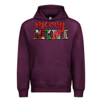 Mauve Wine christmas merry mini Urban Hoodie - BarkalooDesign