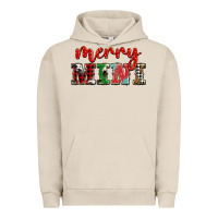 Pigment French Oak christmas merry mini Urban Hoodie - BarkalooDesign
