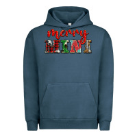 Pigment Midnight Navy christmas merry mini Urban Hoodie - BarkalooDesign