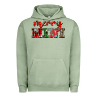 Pigment Oil Green christmas merry mini Urban Hoodie - BarkalooDesign