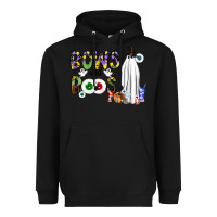 Black Bows and Boos Y'all Heavyweight Hoodie - CowhideDigitalArt