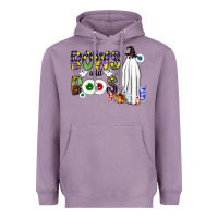 Lavender Bows and Boos Y'all Heavyweight Hoodie - CowhideDigitalArt