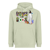 Matcha Bows and Boos Y'all Heavyweight Hoodie - CowhideDigitalArt
