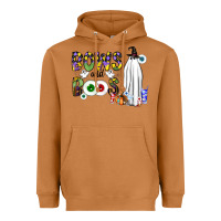 Meerkat Bows and Boos Y'all Heavyweight Hoodie - CowhideDigitalArt