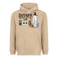 Mushroom Bows and Boos Y'all Heavyweight Hoodie - CowhideDigitalArt