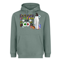 Sage Bows and Boos Y'all Heavyweight Hoodie - CowhideDigitalArt