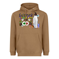 Toasted Coconut Bows and Boos Y'all Heavyweight Hoodie - CowhideDigitalArt