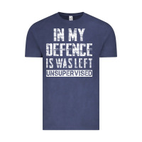 Vintage Denim in my defence i was left unsupervised Vintage Tee - artisFamous
