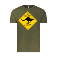 Vintage Olive no kangaroos in austria Vintage Tee - artisFamous